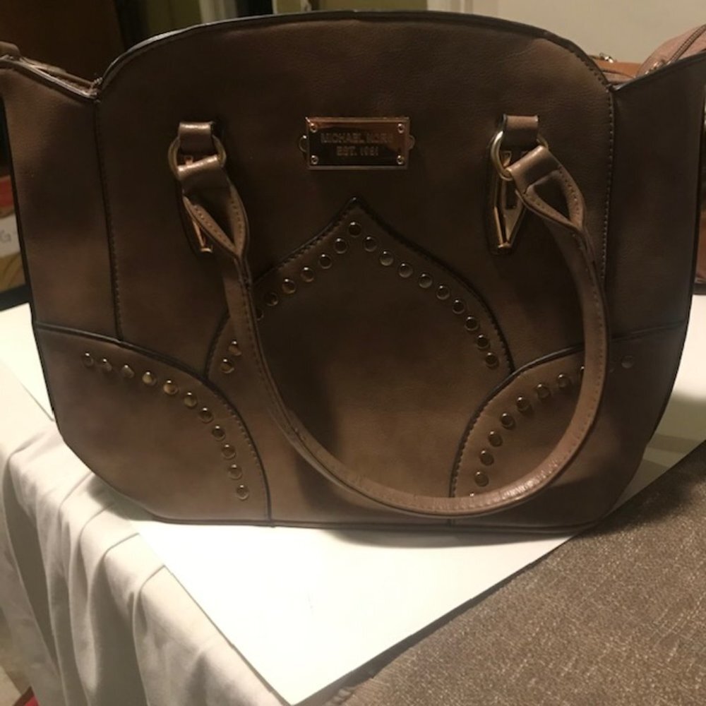 Michael Kors Est. 1981 Brown Purse - Picture 2 of 7